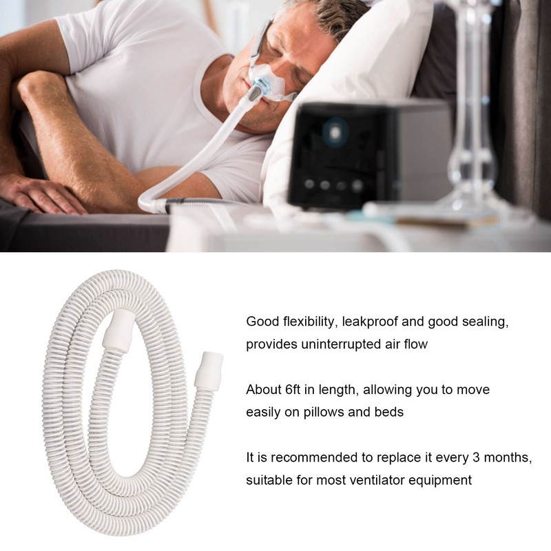 6FT Breathing Machine Tube Universal Flexible Connecting Tube Sealing for
