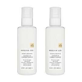 Kristin Ess Hair Weightless Shine Leave-In Conditioner Spray for Dry Damaged Hair, Detangler Spray, Softening + Strengthening, Paraben and Phthalate Free, 8.45 fl. Oz. 8.45 Fl Oz (Pack of 2)