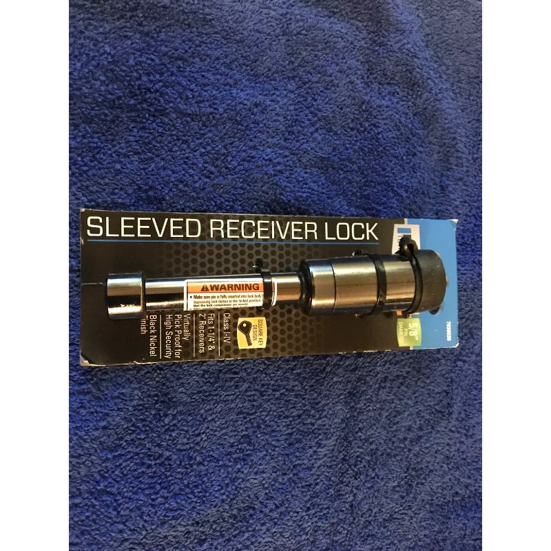 Reese Towpower Sleeved Receiver Lock - 1/2" 5/8" Pin 1