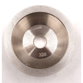 Hotwin 320 Grit 100mm OD 20mm ID Bowl Shaped Diamond CBN Grinding Wheel Cup Dressing Tool for Various Tools and Cutters