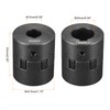 sourcing map Flexible Coupling Shaft 15 mm to 24 mm