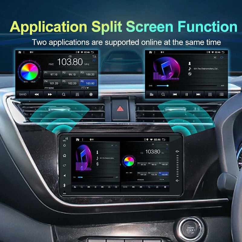 JMANCE 7" For Toyota Highlander 2000-2007 Car Radio Wireless Carplay