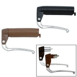 Diacomp DC188 Brake Levers (left and right set), Brown