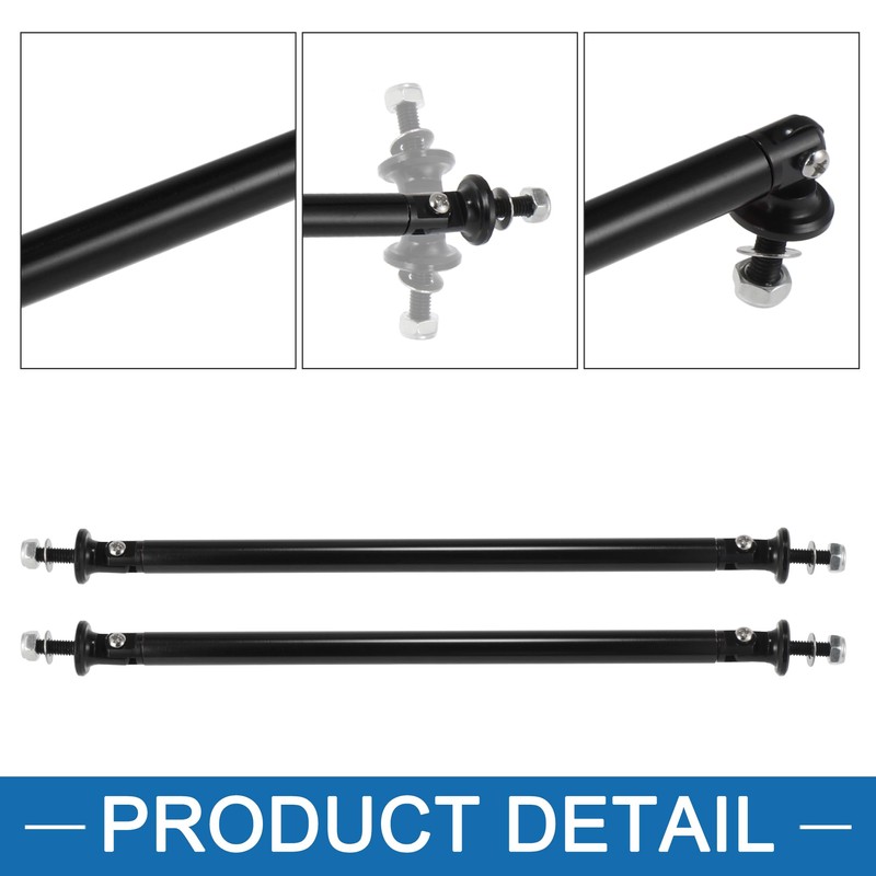 A ABSOPRO Splitter Support Rods Adjustable 200mm 7.87" Bumper Lip