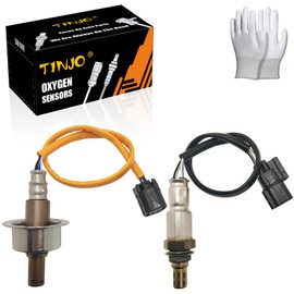 TINJO Oxygen Sensor Upstream & Downstream O2 Sensor Fit for Honda Civic 1.8L 2007 2008 2009 2010 2011, Oxygen O2 Sensor 2PCS Replace OE# 234-9124, 234-4350
