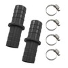 2 Sets Washing Machine Drain Hose Connector, Dishwasher Pipe Connector