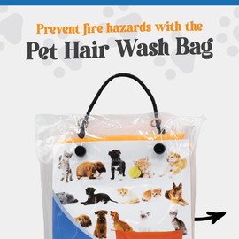 Pets&You Pet Laundry Wash Bag – Large, Keep Your Laundry Free from Pet Hairs, Ideal for Pet Bedding, Clothing, Towels and Soft Toys – Prolong Your Washing Machine Lifespan – 75cm x 80cm