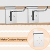Pelopy 10 Pack Slatwall Metal Plate Mount Backplate Mounting Adapter