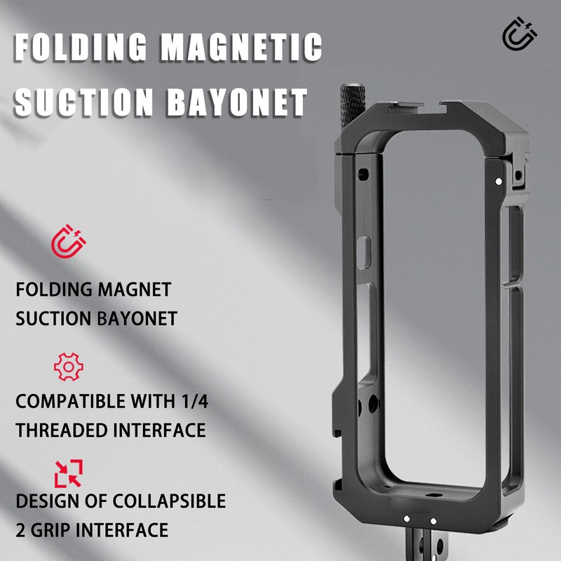 Camera Housing Cage Portable Aluminium Protective Frame CNC Processing Protective