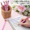 WEMATE 8pcs Oil Ball Point Pen Set 0.5mm Blue &