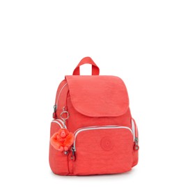 Kipling City Zip Mini Backpack, Almost Coral, 10.75''L x 11.5''H x 5.5''D