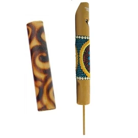 BIRD WHISTLE & DUCK CALLER QUACK QUACKER BAMBOO INSTRUMENTS