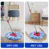 JEHONN Spin Mop Replacement Heads, Base, Handle for O-Cedar EasyWring