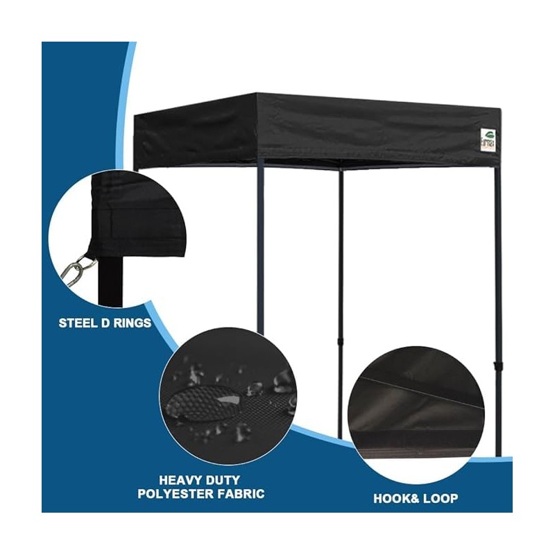 Eurmax USA Printed 5x5 Photo Booth Flat Replacement Canopy Top