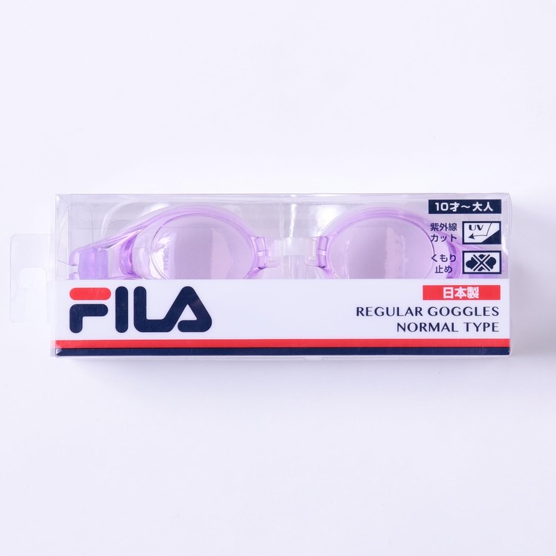 Fila 3082085 308208 Goggles, Swimming Goggles, Unisex, Adult, lavender