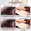 2 Wildschweinborsten Bürste, Boar Bristle Brush, Teasing Hair Brush, Große