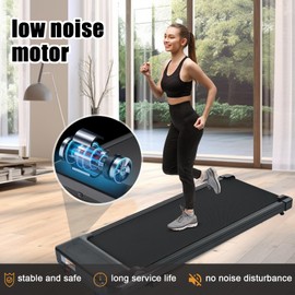 3 in 1 Portable Treadmill for Home and Office, Perfect Folding Treadmill, Remote Control and LED Display, 2.5 HP Lightweight Treadmills with Incline (Classic - B)