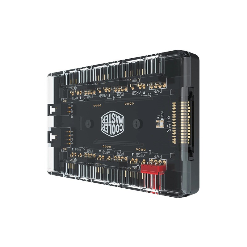 Cooler Master Argb Fan Hub For Pwm Fans Multi Connection