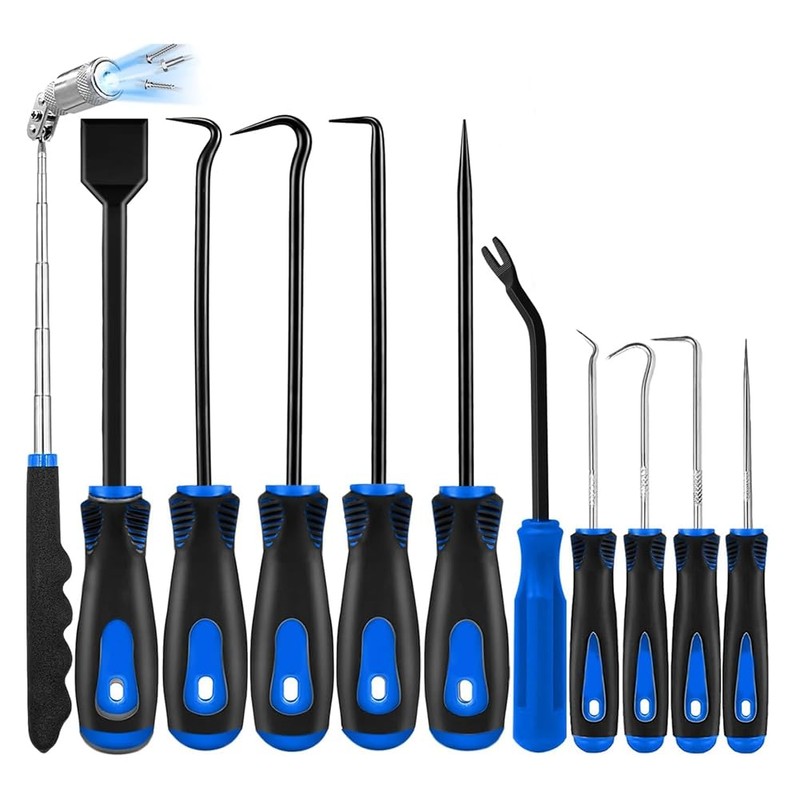 Snblzhef 11 Pcs Automotive Hook and Pick Tool Set with