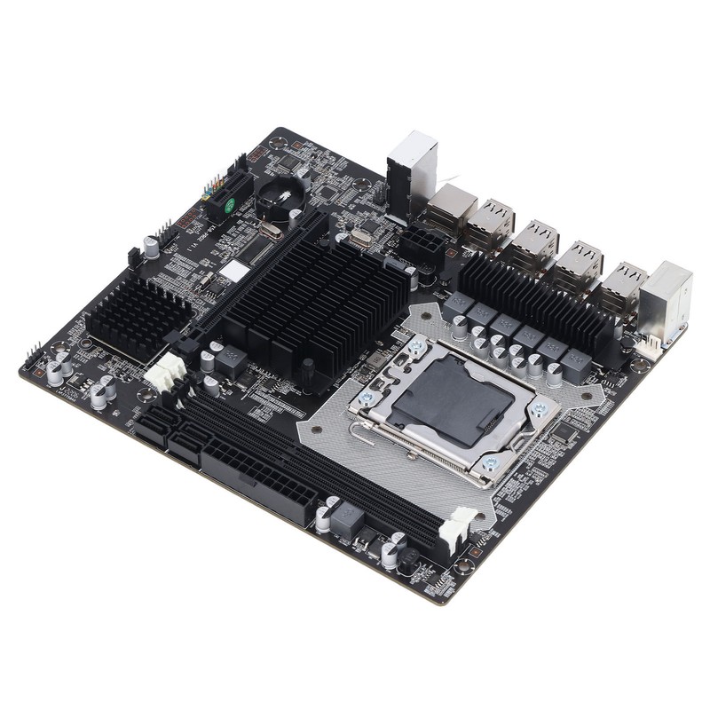 X58 Motherboard 2 DDR3 LGA 1366 Pins Gaming Motherboard Support