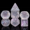 Cusdie 7Pcs/Set DND Dice Set D&D Polyhedral Dice for Dungeons