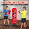 Punching Bag with Boxing Gloves for Boys Girls Ages 3