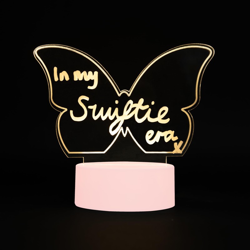 Fizz Creations Butterfly Write On Neon Light. USB-Powered Write a