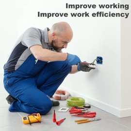 CustomyLife 2pcs Wire Twister Tool, Red Wire Twister Tool Spin for Drill, Wire Nut Twister Electrician Driver Wire with 1/4 Chuck for Wire and Man Drill Connector