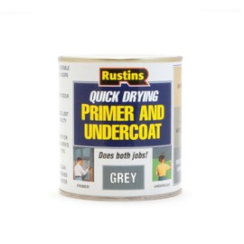 Rustins Quick Drying Primer And Undercoat Grey 1L