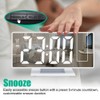 MiOYOOW Alarm Clock, Bedroom Alarms, 3-Level Brightness, Small Digital Clock