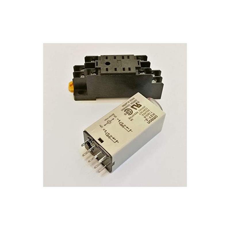 DC 12V Delay Timer Time Relay DPDT 0-60S Second and