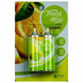 Living Good Touch Mini Bathroom Freshener Lemon Scent 13ml 2 pieces (3061) 3ea