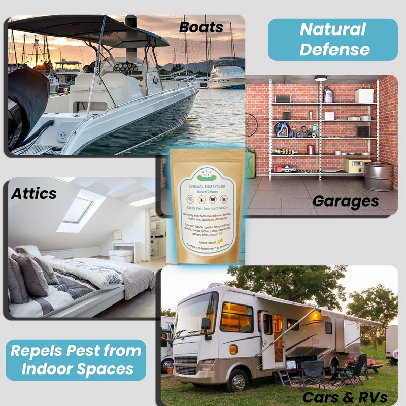 UpBloom Pest Prevent Natural Defense Repellent for Indoor Spaces for