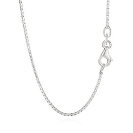NKlaus Genuine 925 Sterling Silver Venetian Chain Silver Chain 1.00 mm Wide, Sterling Silver, No Gemstone