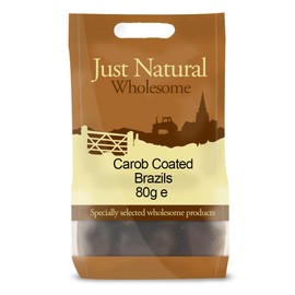 Just Natural Wholesome Carob Brazil Nuts 80g