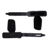 Straps Gym En Piel Callera Mayor Agarre Monkey Power Negro