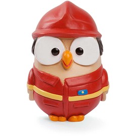 Egan Firefighter Goofo Owl Figurine 12 Inches