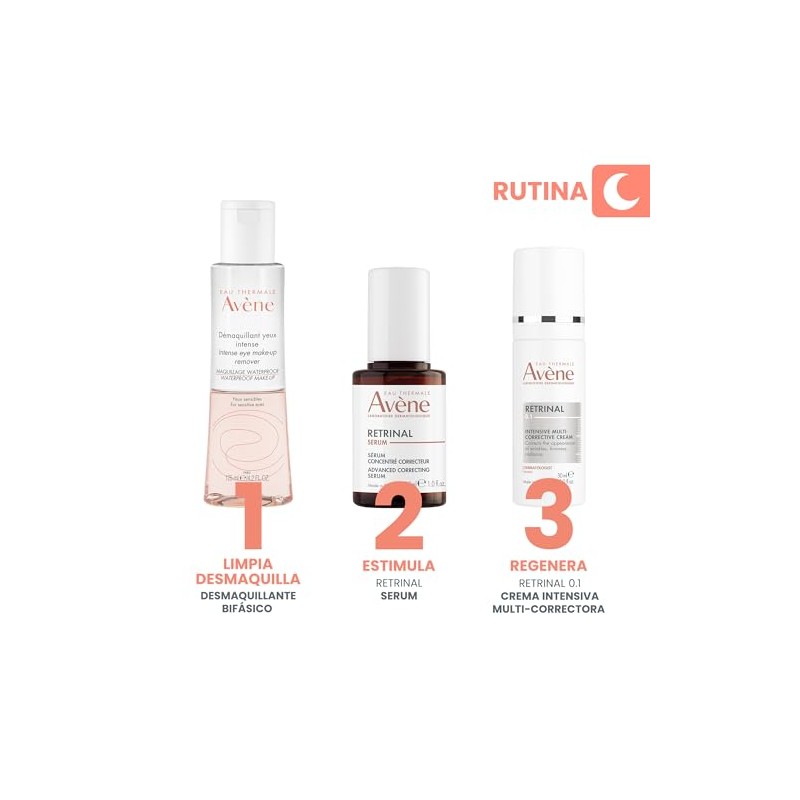 Avene Retrinal Crema Noche Facial Antiarrugas Niacinamida 30ml