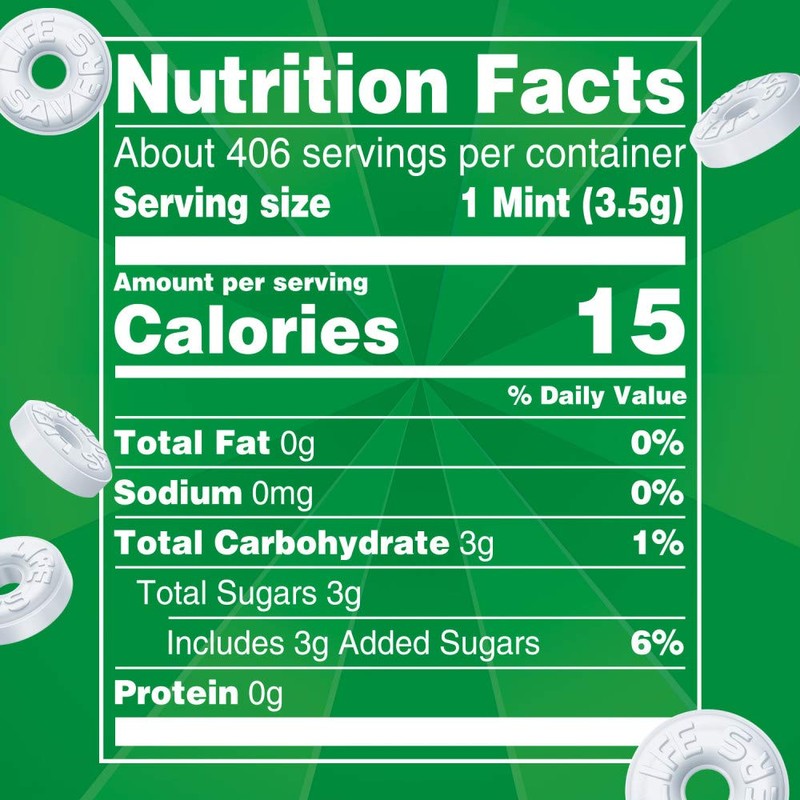 Life Savers Hard Candy, Wint-O-Green, 50 oz