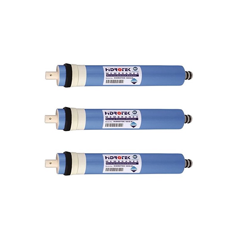 3 Reverse Osmosis 100 GPD Membrane RO Water Filter (NSF