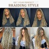 Syrenlore Highlighted Multi-Blonde Braiding Human Hair for Boho Knotless Braids,