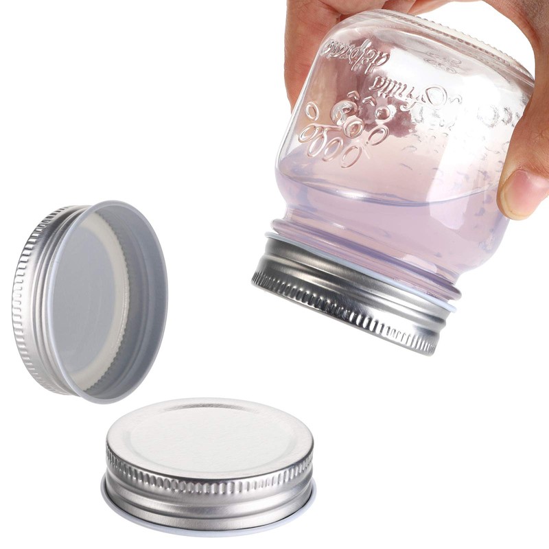 Cedilis 20 Pack 4oz Mini Mason Jars with Airtight Lids,