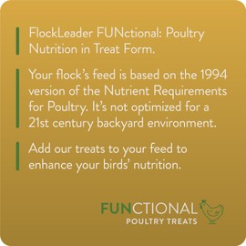 FLOCKLEADER Shine, Functional Poultry Treats for Skin and Feather Support, 1.5 lb