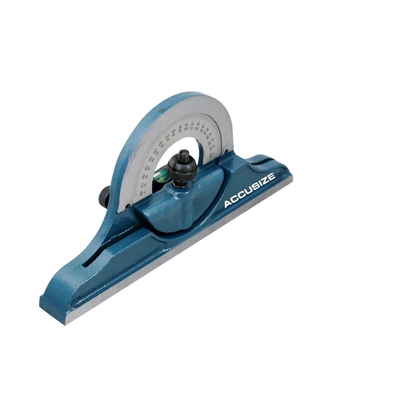 Accusize Industrial Tools 12'' 4 Combination Square Ruler Set Protractor