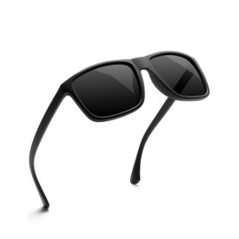 DIUWEU Polarised Sunglasses Mens Womens,Classic Fashion Sun Glasses for Driving Fishing Cycling Running,Anti Glare Ultralight TR90 Square Frame UV400 Protection