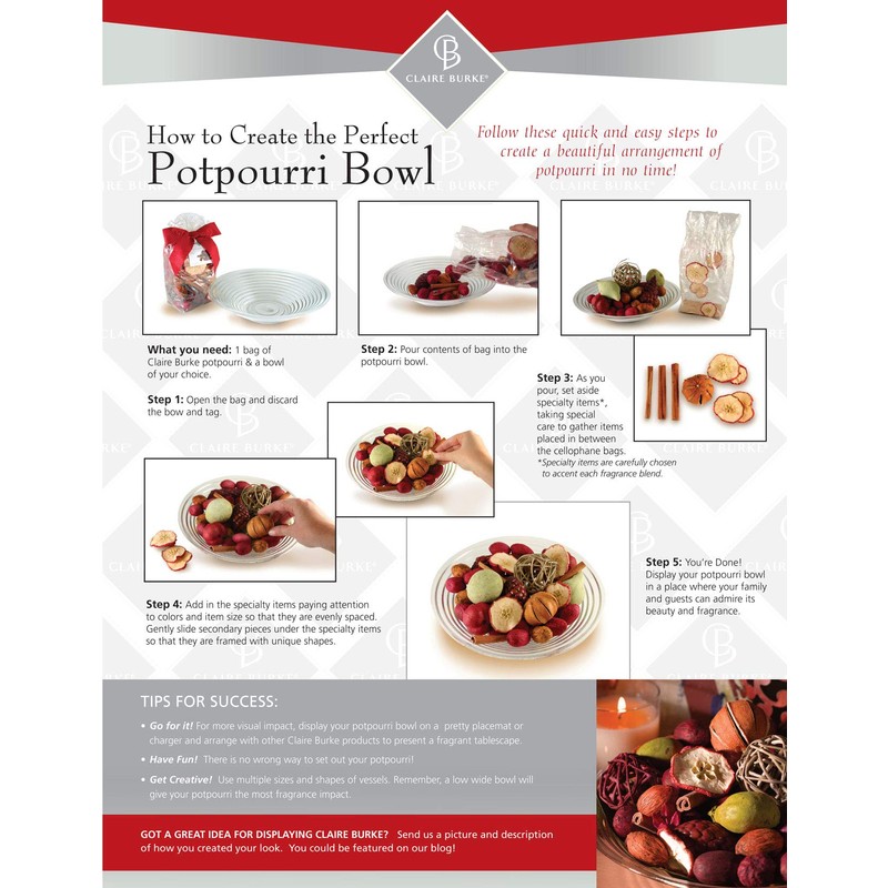 Claire Burke Apple Jack and Peel Potpourri Bag, Decorative Fall
