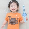 Garneck Portable Bubble Blower Machine for Kids, Elastic Smog Bubble