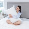 Luxury Down and Feather Chamber Pillow for Sleeping, Medium Support