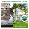 Meonum 4 Pack 6 in Round Drain Grate Covers, for