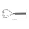 KALLORY Ground Beef Smasher Potato Masher Household Gadgets Silver Stainless